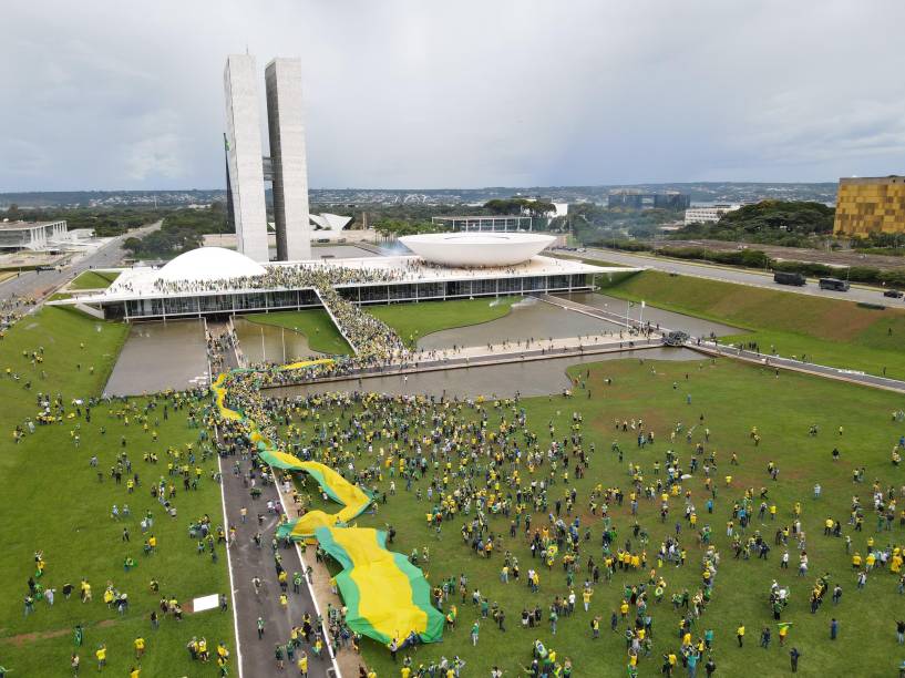 Invasão ao Congresso Nacional, STF e Palácio do Planalto, em Brasília -