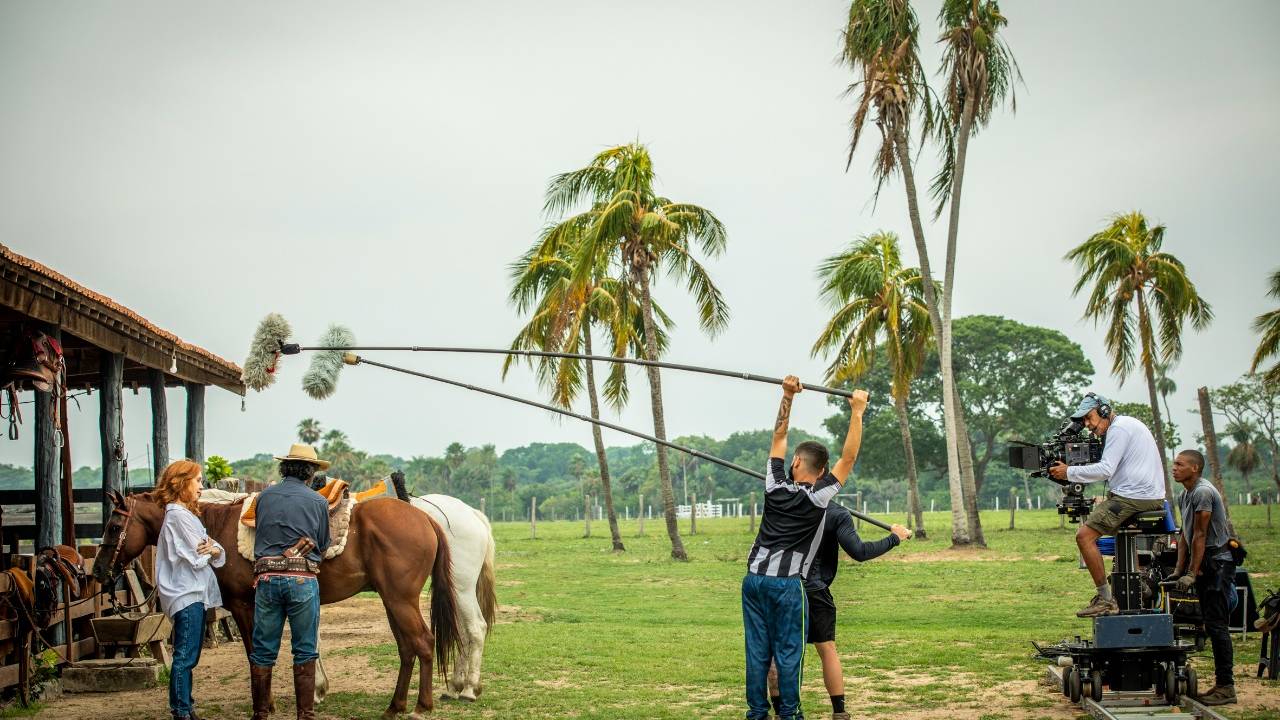 Gravação do remake de 'Pantanal' -