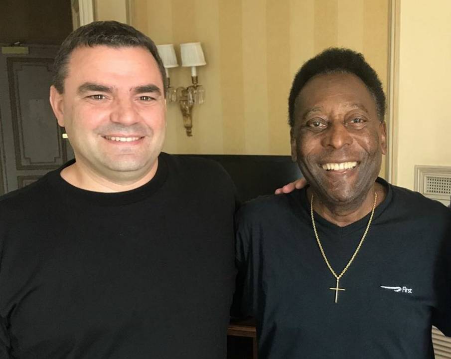 Joe Fraga e Pelé: amizade fortalecida nos últimos anos