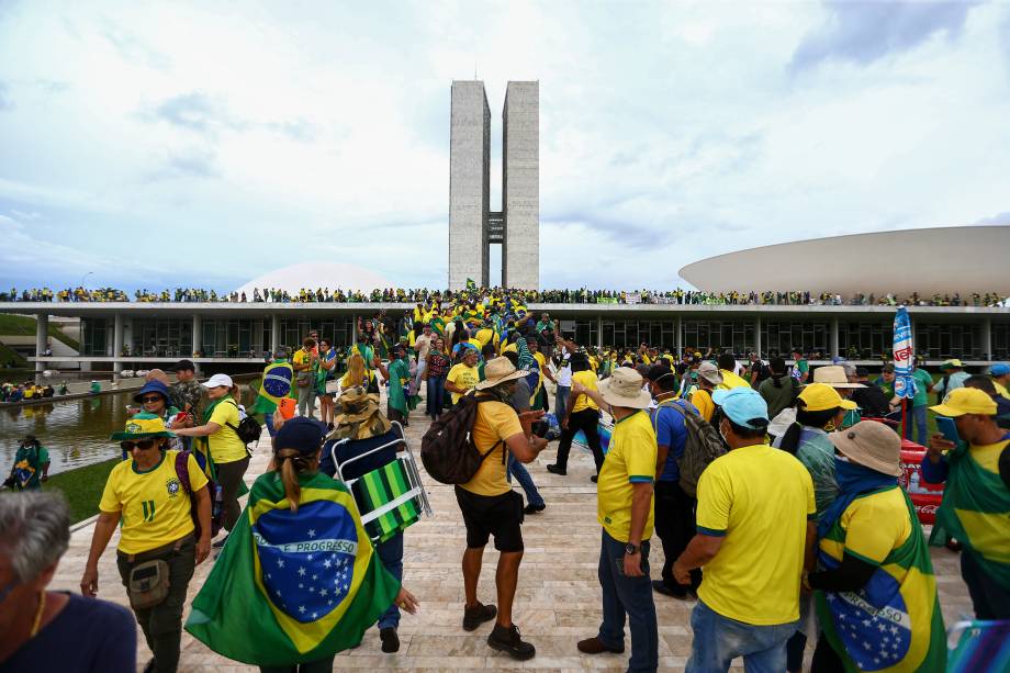 Invasão ao Congresso Nacional, STF e Palácio do Planalto, em Brasília -