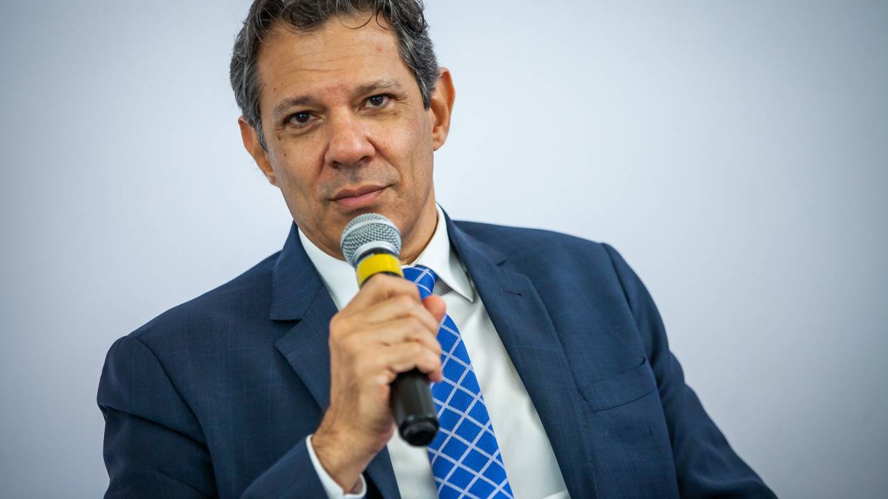 O ministro da Fazenda, Fernando Haddad