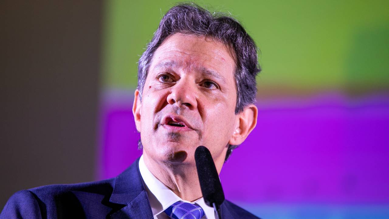 O ministro da Fazenda, Fernando Haddad