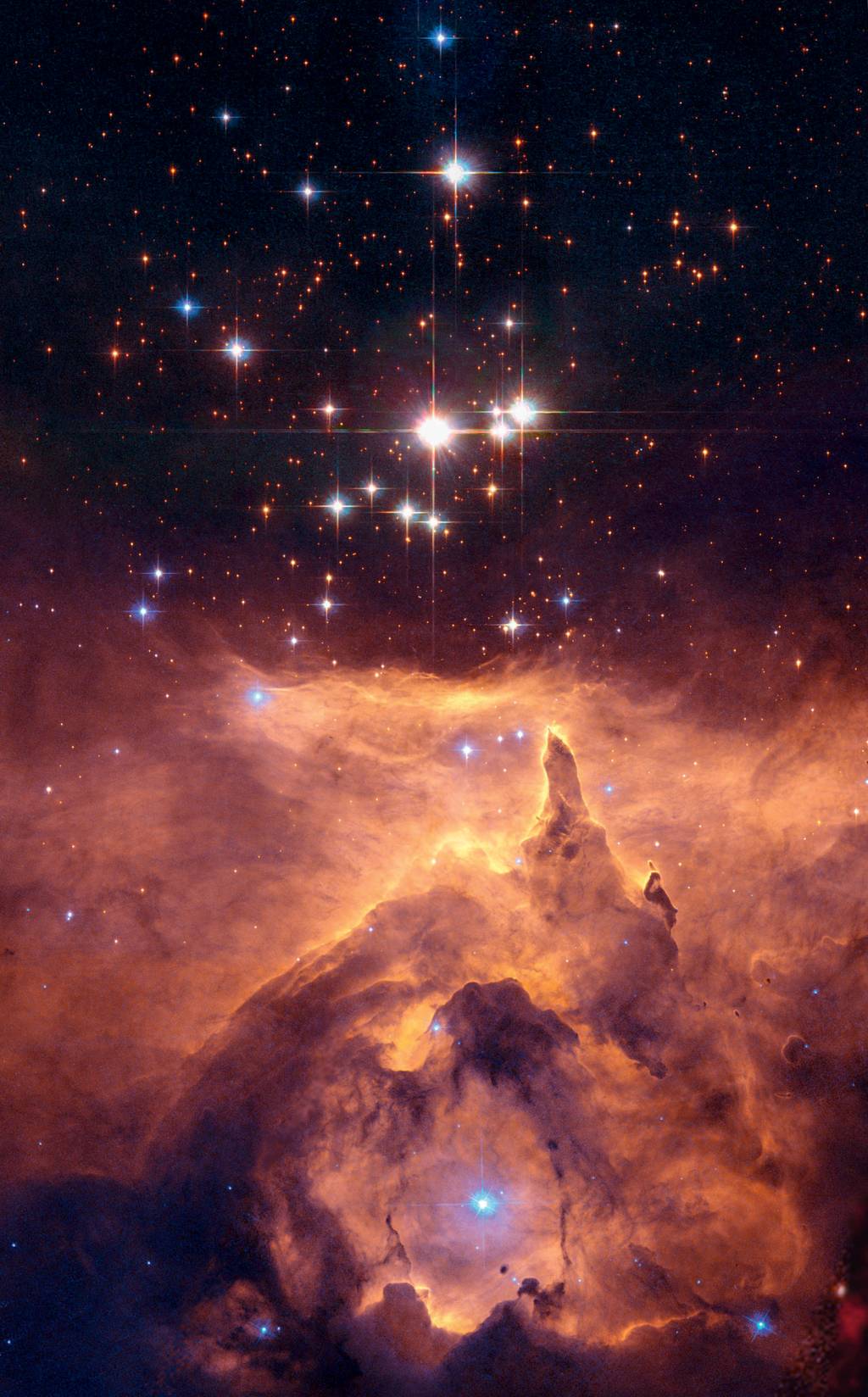 ABRE-ESPAÇO SIDERAL-PISMIS 24.jpg IMENSIDÃO - Cosmos: galáxias atingiram tamanhos que pareciam improváveis logo após o Big Bang