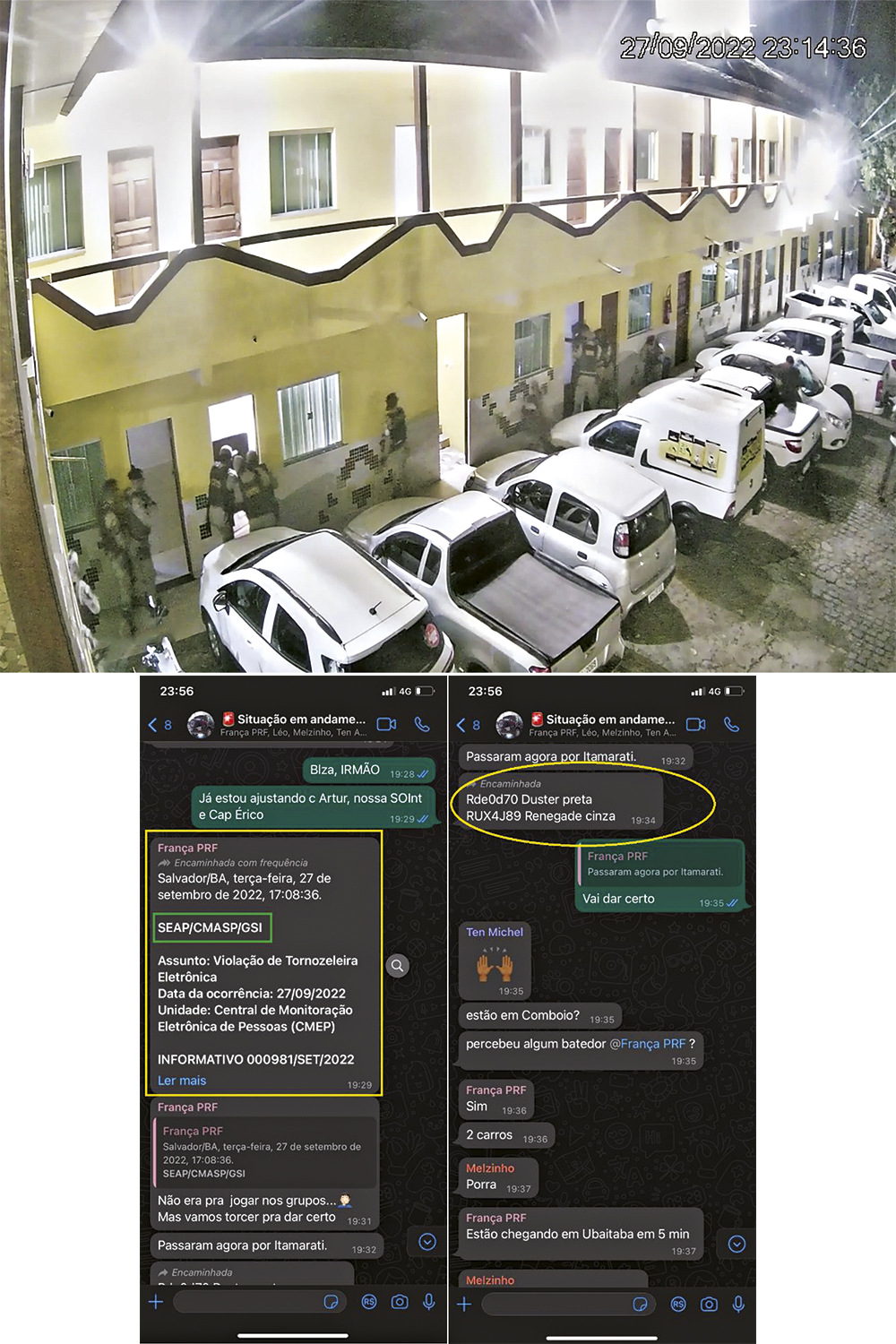 Abre-Abin.jpg ERRO - Cena do crime e mensagens: Polícia Militar atirou em seguranças achando que eram traficantes