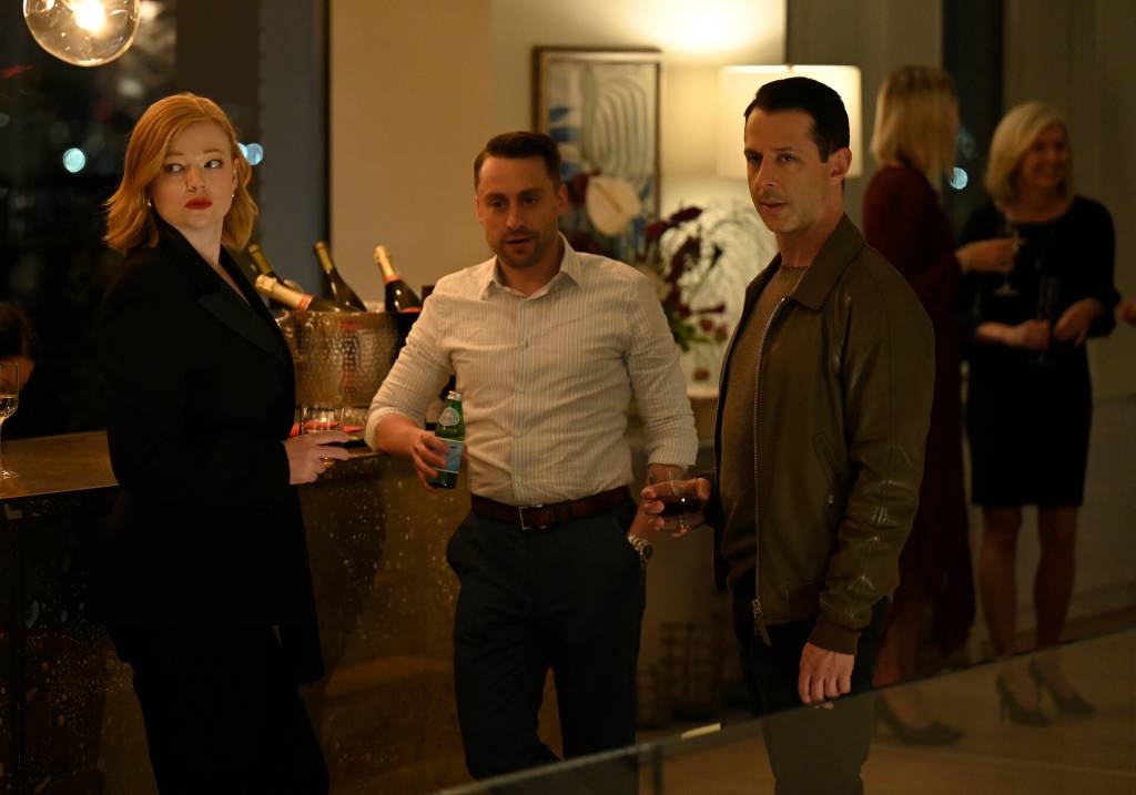 07succession-superJumbo Shiv (Sarah Snook), Roman (Kieran Culkin) e Kendall (Jeremy Strong) em 'Succession': quem vai levar a melhor? -