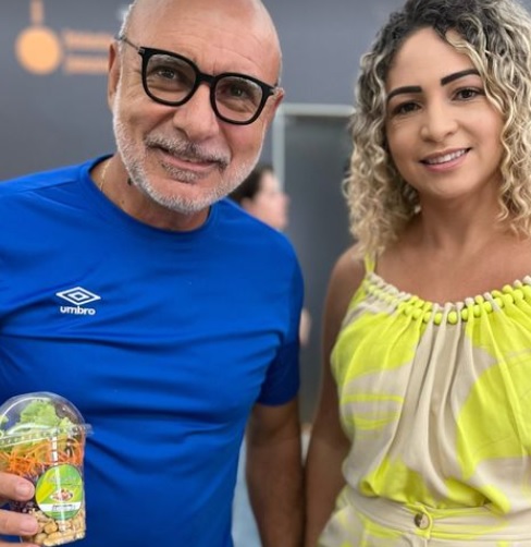 Fabrício Queiroz e o seu novo negócio, agora no ramo de saladas