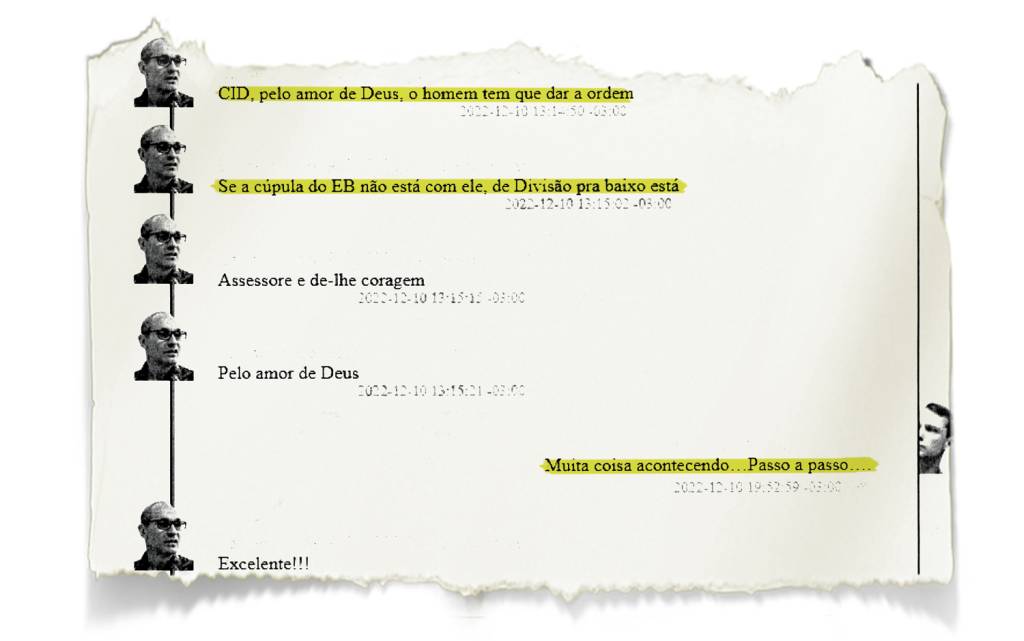 32 HIERARQUIA - Promessa: suposto apoio de generais de divisão para a ação