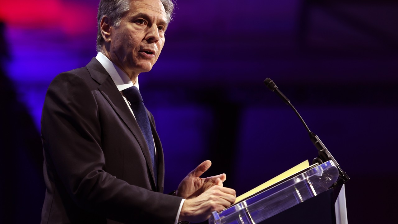 O secretário de Estado norte-americano, Antony Blinken