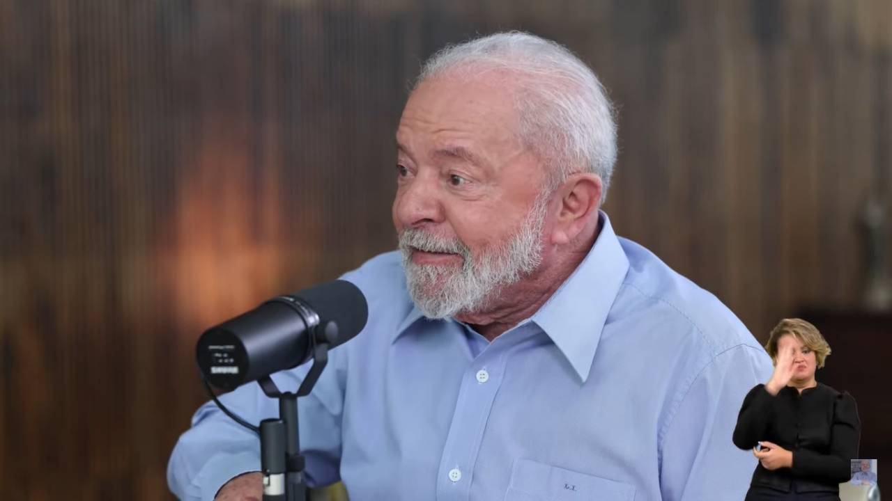 Luiz Inácio Lula da Silva no primeiro "Conversa com o presidente"