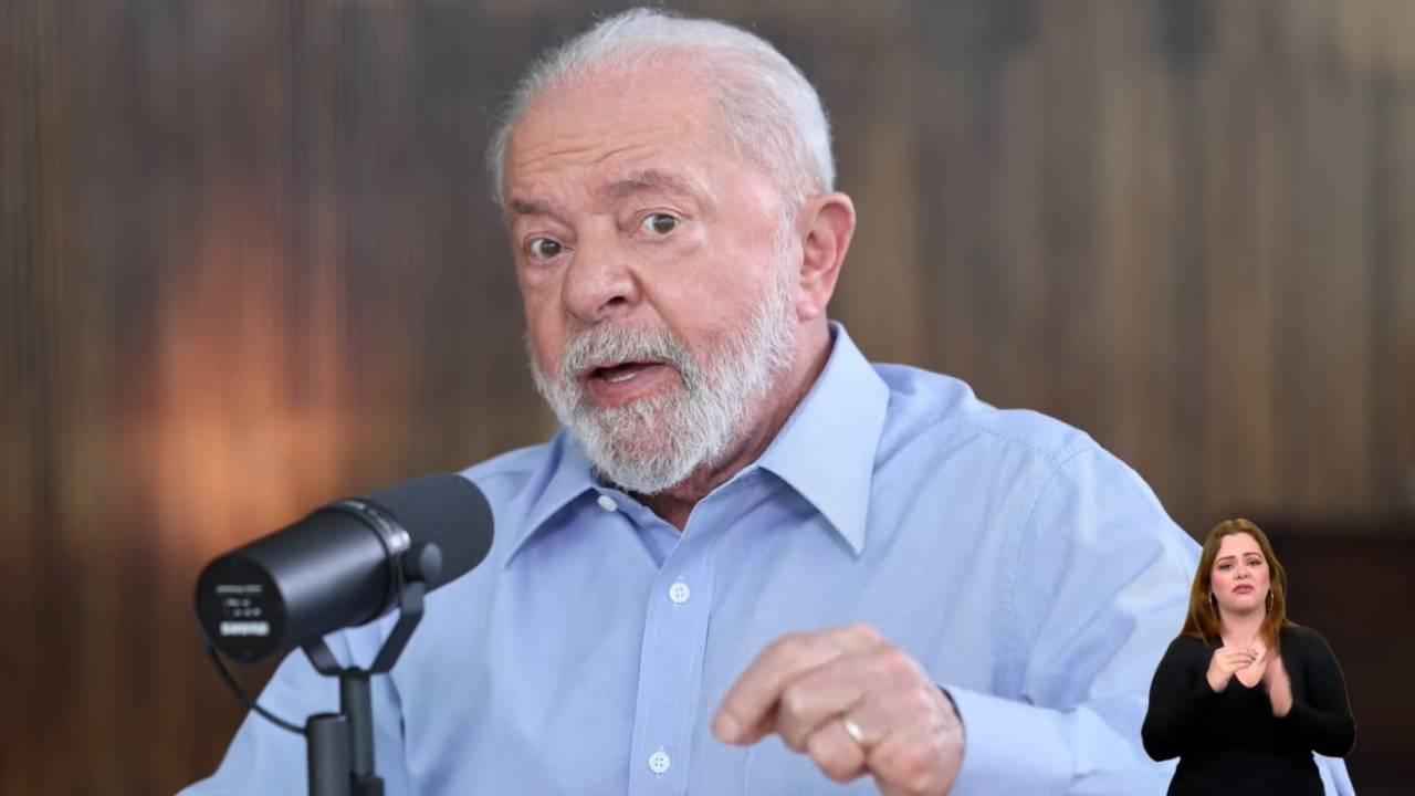 Luiz Inácio Lula da Silva no primeiro "Conversa com o presidente"