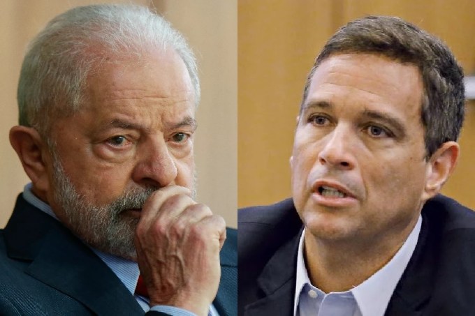O presidente Lula e o presidente do Banco Central, Roberto Campos Neto