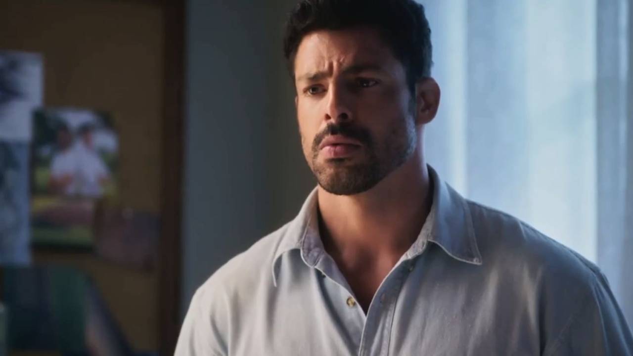 Cauã Reymond como Caio em 'Terra e Paixão', novela das 9 da Globo
