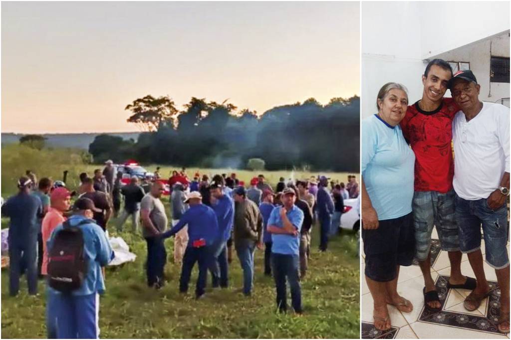 invasão-do-MST-em-Goias.jpg RETALIAÇÃO - Joviniano (à dir.): casa destruída e expulsão após se recusar a invadir pasto