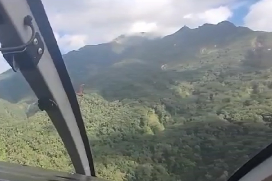 Equipes realizam segundo dia de buscas por aeronave desaparecida na Serra do Mar, no Paraná