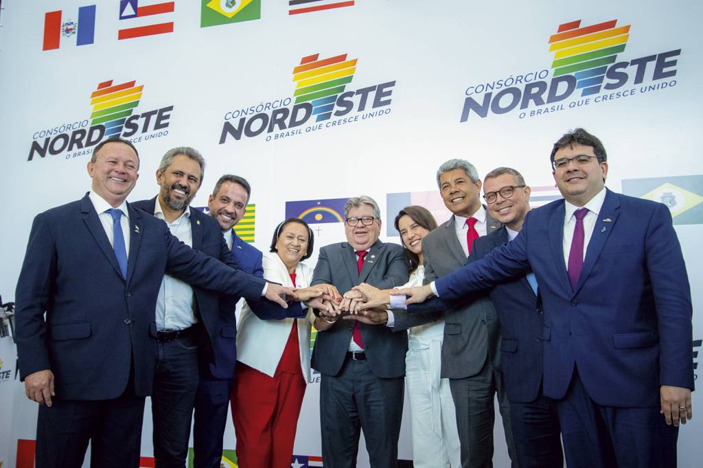 CONSORCIO-NORDESTE-2023-1-b.jpg UNIÃO - Consórcio Nordeste: influência crescente do grupo de governadores