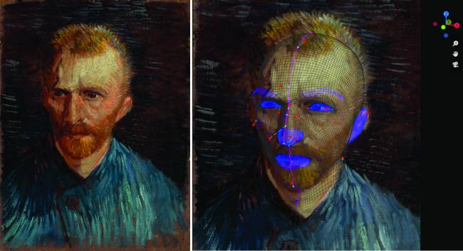 Autorretrato em Paris, Jul Aug 1887 Rosto do pintor foi reconstituído com a ajuda de inteligência artificial -