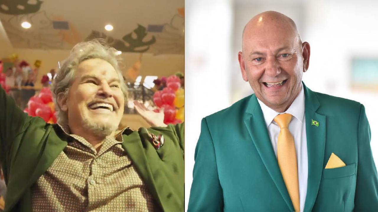 Edson Celulari e Luciano Hang