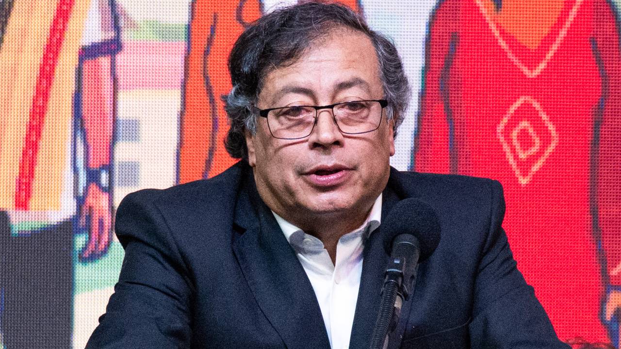 O presidente da Colômbia, Gustavo Petro