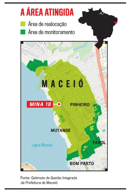 MACEIÓ – ÁREA ATINGIDA