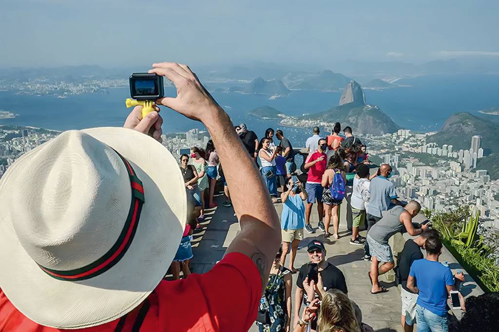Brasil recebeu 3,7 milhões de turistas estrangeiros no primeiro trimestre