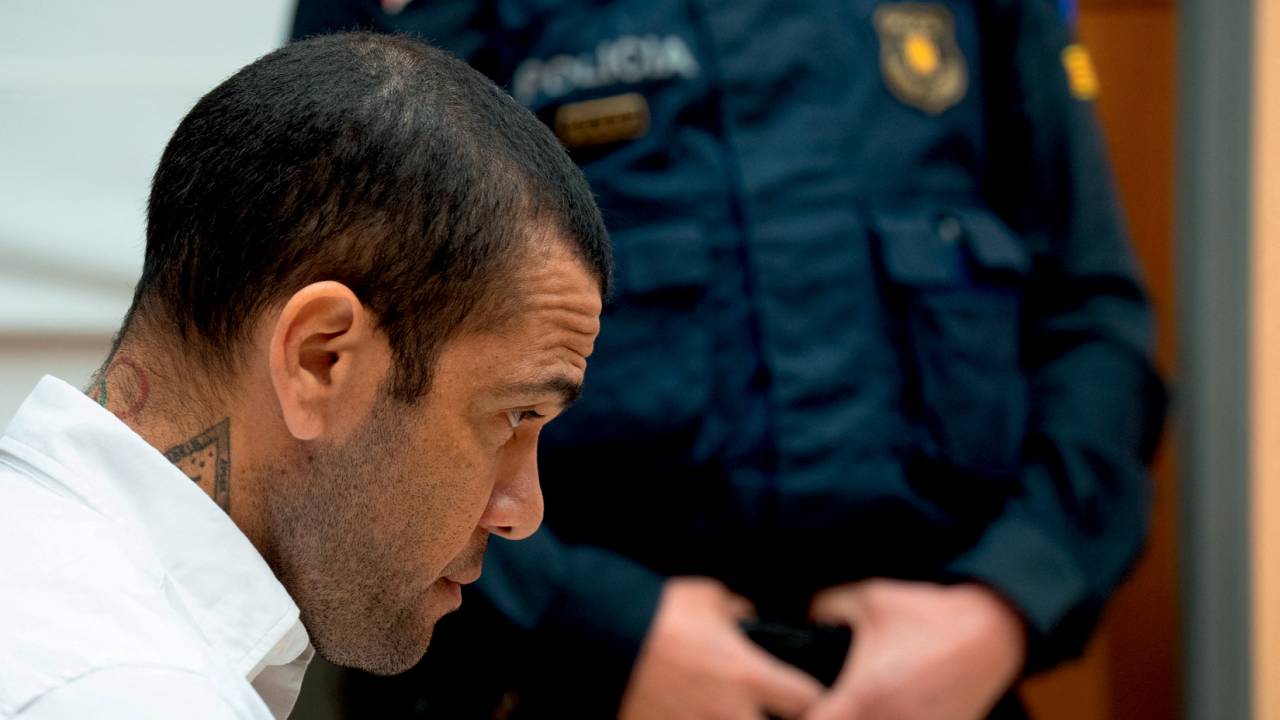 FIM DE JOGO - O jogador brasileiro diante dos magistrados no primeiro dia do julgamento: “Não sou um homem violento”