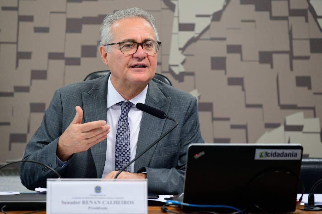 Renan destaca arma contra ‘delírio tarifário’ e critica fala de Alckmin
