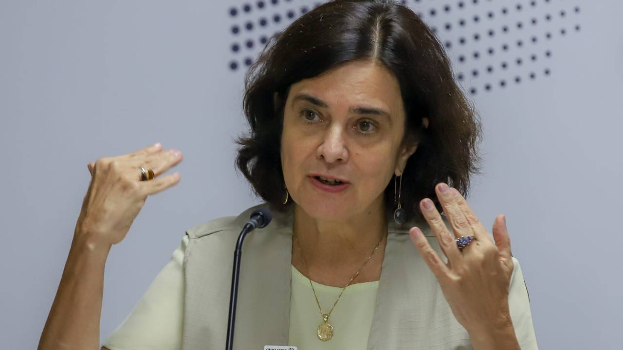 A ministra da Saúde, Nísia Trindade