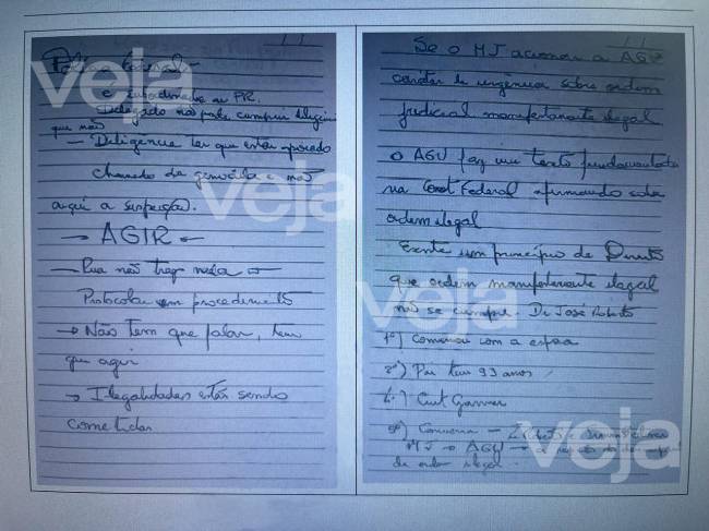 Agenda do ex-ministro Augusto Heleno apreendida pela Polícia Federal