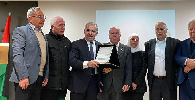Mauro Vieira participou de evento da Fundação Yasser Arafat
