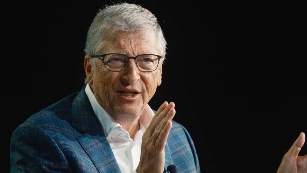 GettyImages-1258640910.jpg NOVO MODELO - Bill Gates: investimento em usinas menores
