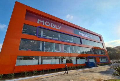 Fachada de loja da Mobly