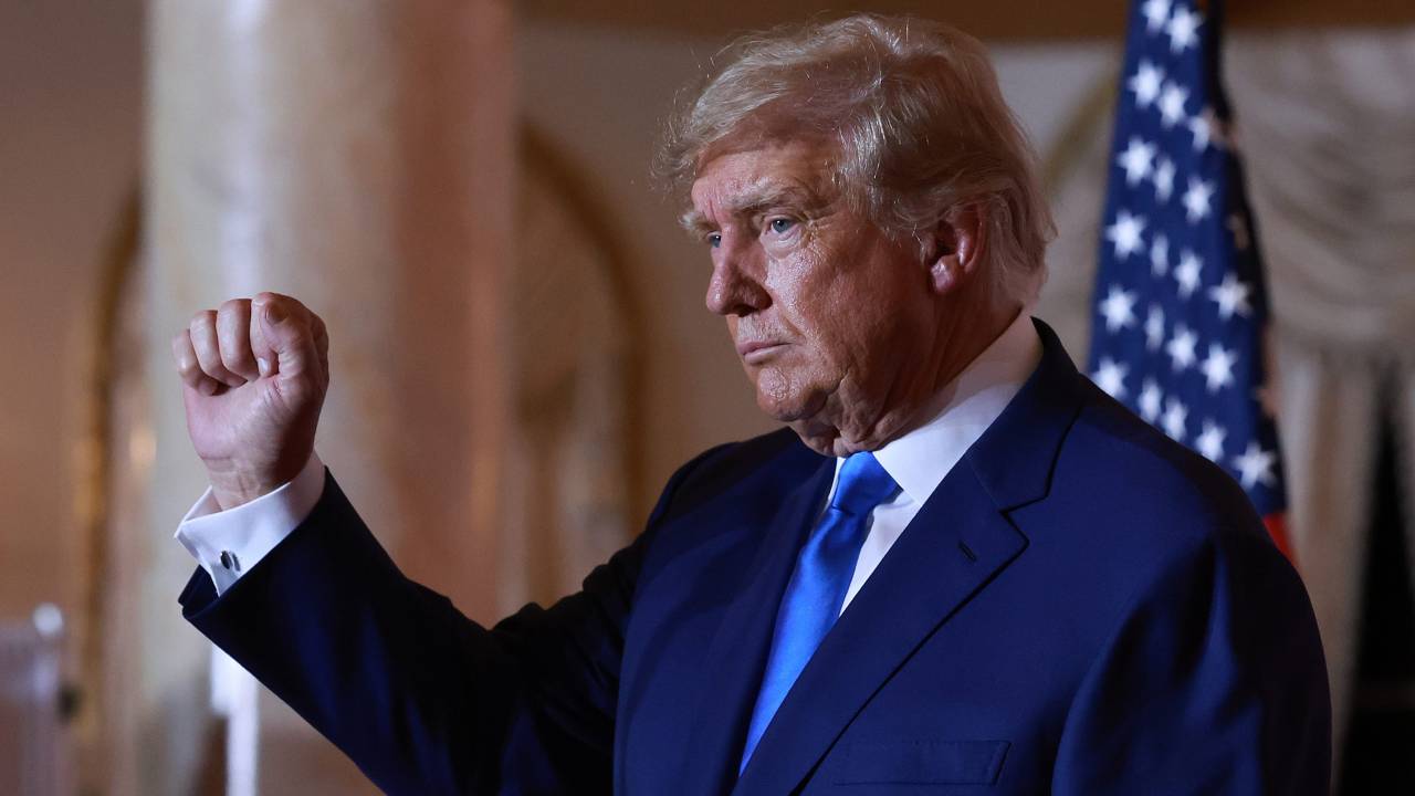 O ex-presidente dos Estados Unidos Donald Trump (08/11/2022)
