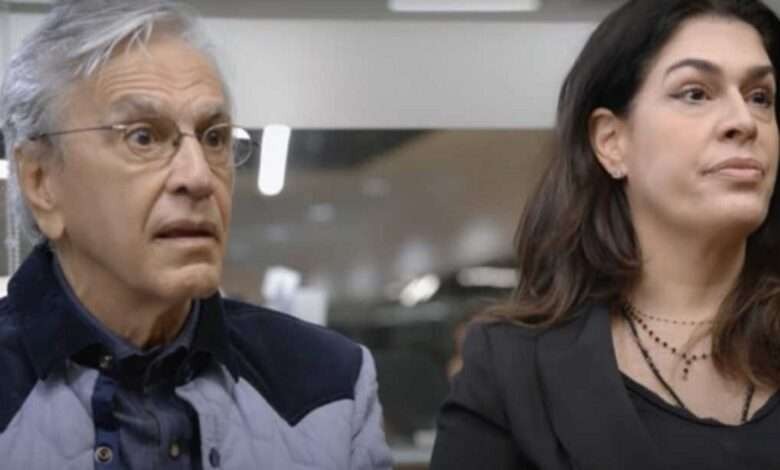 Paula Lavigne e Caetano Veloso