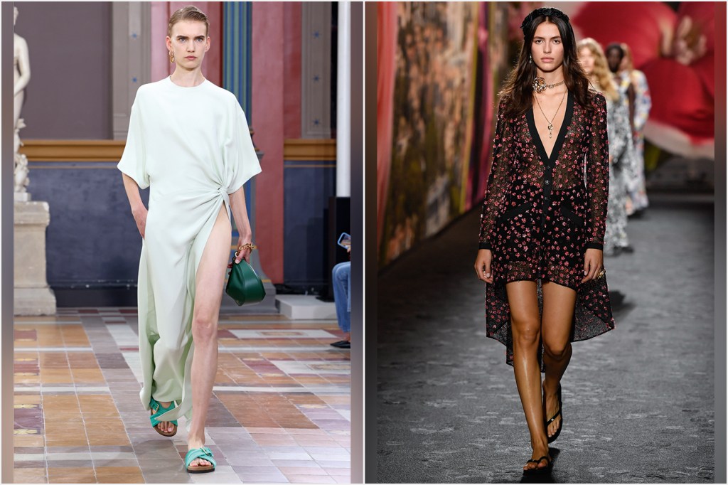 NAS PASSARELAS - Chanel e Valentino: chinelos são tendência irrefreável nas semanas de moda