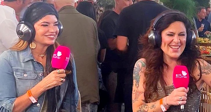 A apresentadora Bárbara Guimarães e a cantora Sónia Tavares, expulsas da área vip do Rock in Rio Lisboa