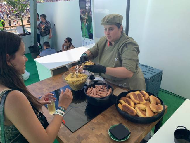 Gastronomia do VIP no Rock in Rio Lisboa –