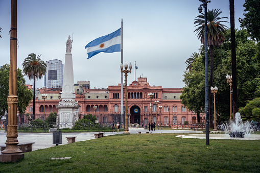 Casa Rosada, sede da Presidência da República Argentina em Buenos Aires.