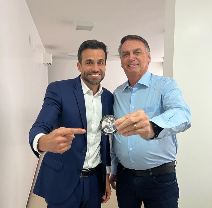 Marçal e Bolsonaro