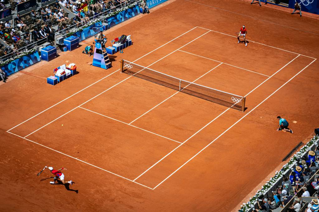A cerimônia do adeus no saibro