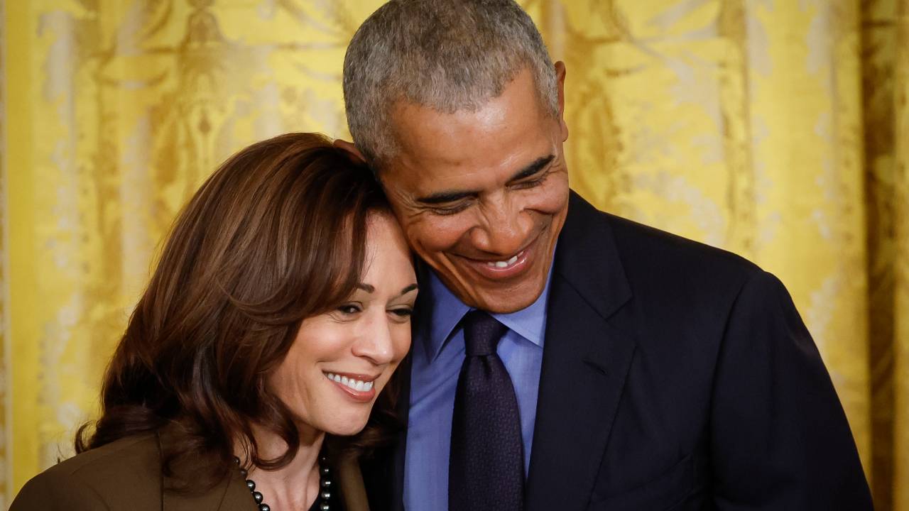 Kamala Harris e Barack Obama
