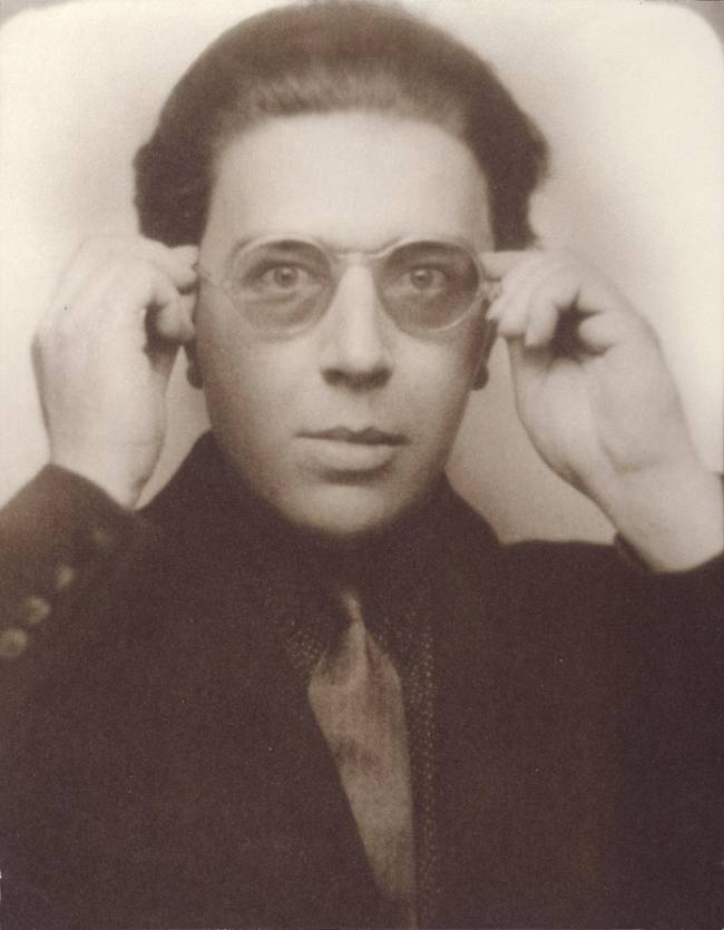 Andre Breton with glasses. Artist: Anonymous Andre Breton with glasses. Found in the collection of Centre national d'art et de culture Georges Pompidou, Paris. (Photo by Fine Art Images/Heritage Images/Getty Images)