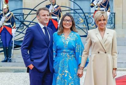 Janja é recebida por Macron para Jogos Olímpicos de Paris