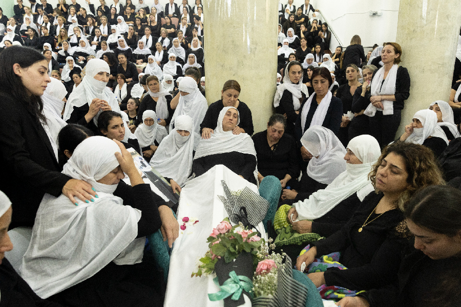 Funeral de jovens drusos após ataque do Hezbollah