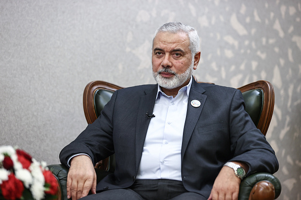 Ismail Haniyeh, líder político do Hamas durante entrevista para a agência Anadolu em Istambul, Turquia. 31/03/2021