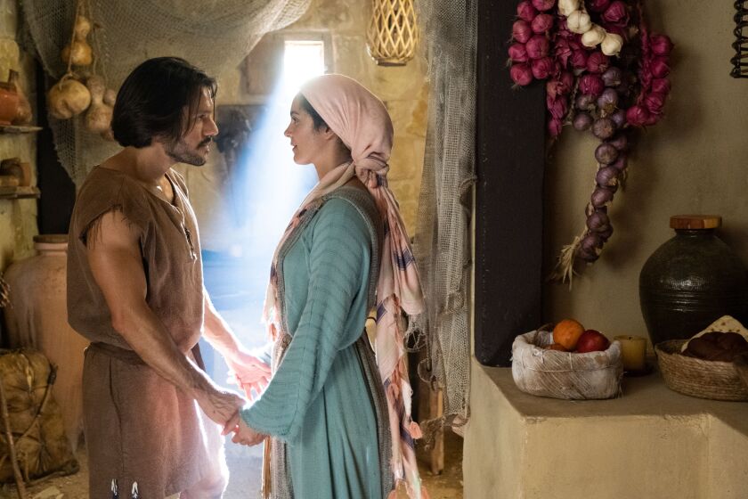 Pedro e a esposa em 'The Chosen' -