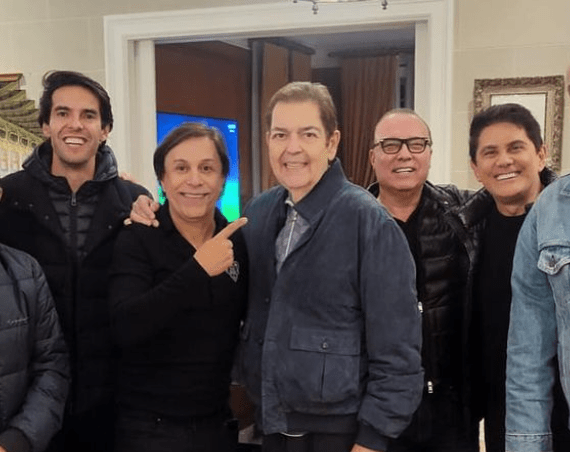 Kaká, Tom Cavalcante, Faustão e amigos -