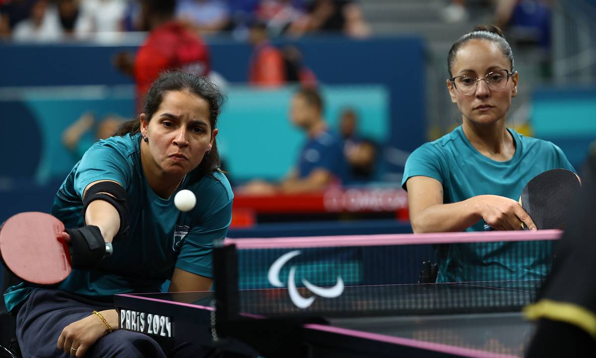 29.08.2024 - JOICE OLIVEIRA e CATIA OLIVEIRA - Jogos Paralimpicos Paris 2024 - Tenis de mesa . Foto: Silvio Avila/CPB. @silvioavila-photo