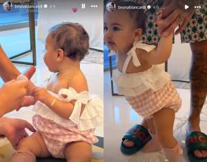 mavie-neymar (1) Neymar com a filha Mavie