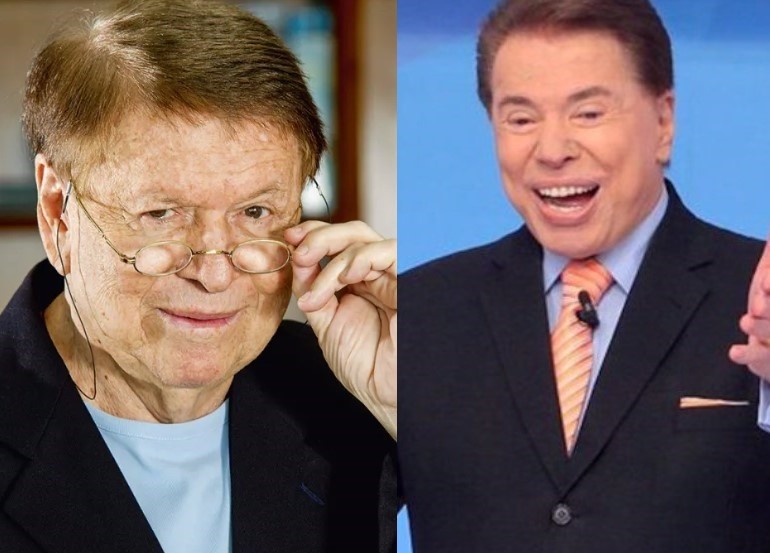 Boni e Silvio Santos