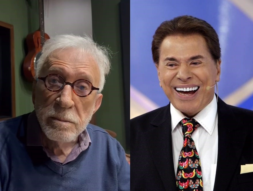 Moacyr Franco e Silvio Santos